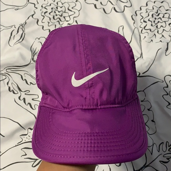 nike purple cap